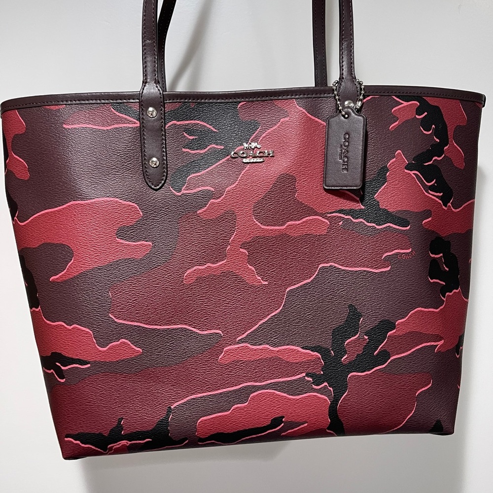 Coach City Tote Camo reversible